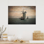 Tall Ships Festival, digitaal aangepast Poster (Keuken)