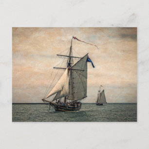 Tall Ships Festival, digitaal gewijzigd Briefkaart
