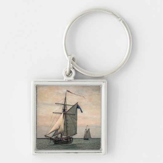 Tall Ships Festival, Digitaal Gewijzigd Sleutelhanger (Voorkant)