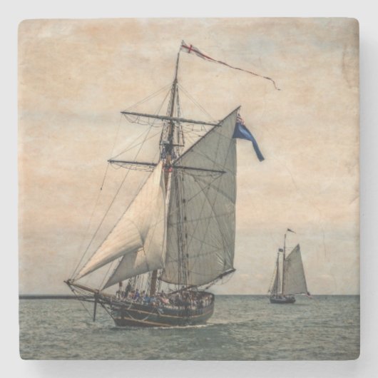 Tall Ships Festival Stenen Onderzetter (Voorkant)