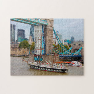 Tall Ships River Thames London. Legpuzzel