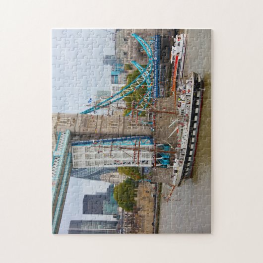 Tall Ships River Thames London. Legpuzzel (Verticaal)