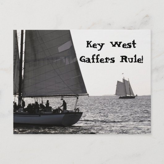 Tall Ships Sail Key West Fl Post Kaart (Voorkant)