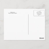 Tall Snowman Briefkaart (Achterkant)
