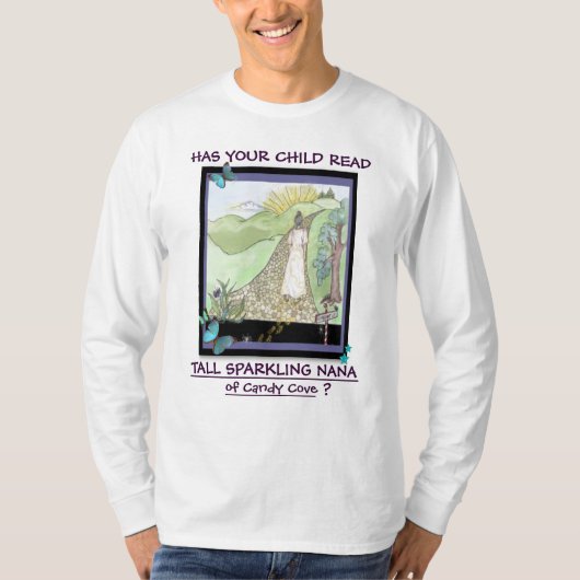 "TALL SPARKLING NANA" T-Shirt (Voorkant)