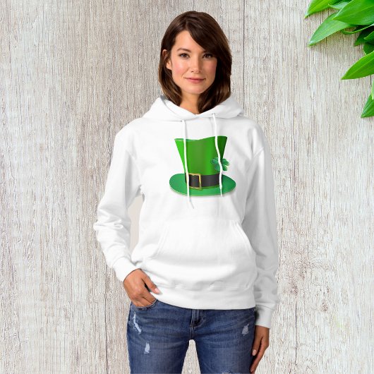 Tall St Patricks Day Pet Dames Hoodie