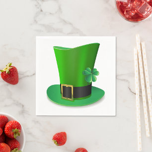 Tall St Patricks Day Pet papieren servetten