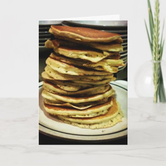 "Tall Stack of Pancakes" - Hartelijk dank Kaart (Voorkant)