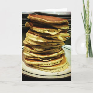 "Tall Stack of Pancakes" - Hartelijk dank Kaart
