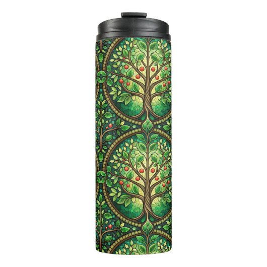 Tall stainless steel travel mug  thermosbeker (Voorkant)