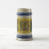 Tall stein met vogels van Noch J Bierpul (Center)