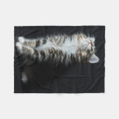 Tall Tabby Fleece Deken (Voorkant (Horizontaal))