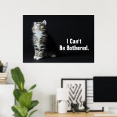 Tall Tabby Poster (Thuiskantoor)