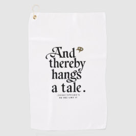 Tall Tales Golfhanddoek: Shakespeare Edition Golfhanddoek