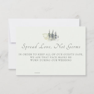 Tall Timber Waterverf Evergreen Safety Kaart