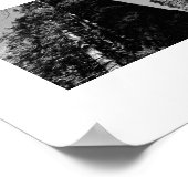 Tall Trees in Yosemite Zwart-wit Fotografie Poster (Hoek)