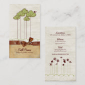 Tall Trees Visitekaartjes (Voorkant / Achterkant)