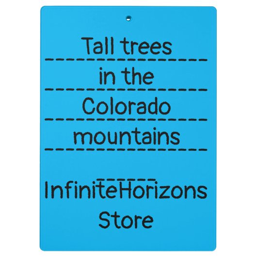 Tall Trein in CO Mountains Klembord (Achterkant)