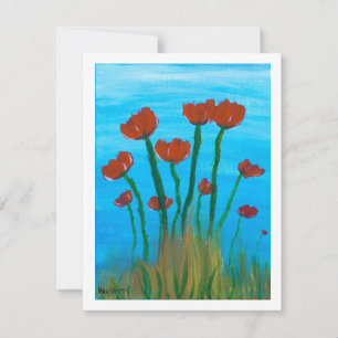 "Tall Tulips"-kaart Feestdagenkaart