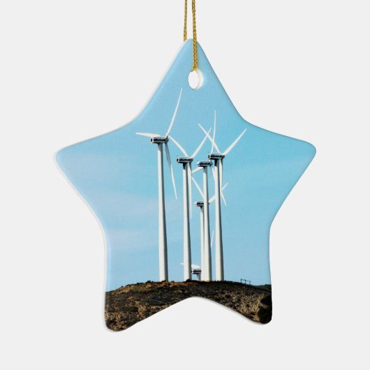 Tall Turbines Keramisch Ornament (Rechts)