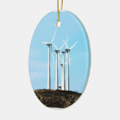 Tall Turbines Keramisch Ornament (Links)