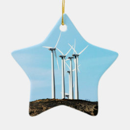 Tall Turbines Keramisch Ornament