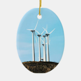 Tall Turbines Keramisch Ornament