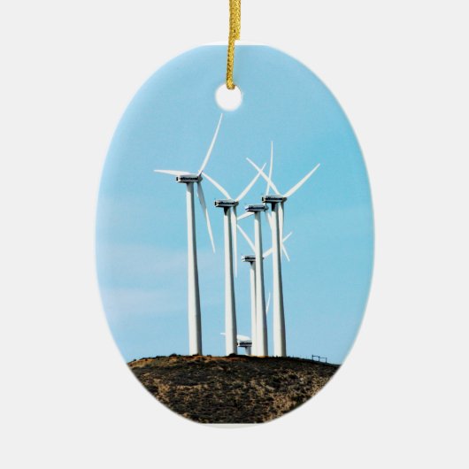 Tall Turbines Keramisch Ornament (Voorkant)