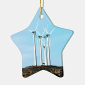 Tall Turbines Keramisch Ornament (Links)