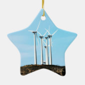 Tall Turbines Keramisch Ornament (Achterkant)