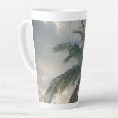 Tall Vacation Palm Mug Latte Mok (Linkerhoek)