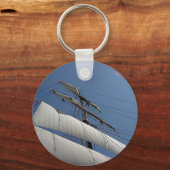 Tall-verzendgegevens Sleutelhanger (Voorkant)