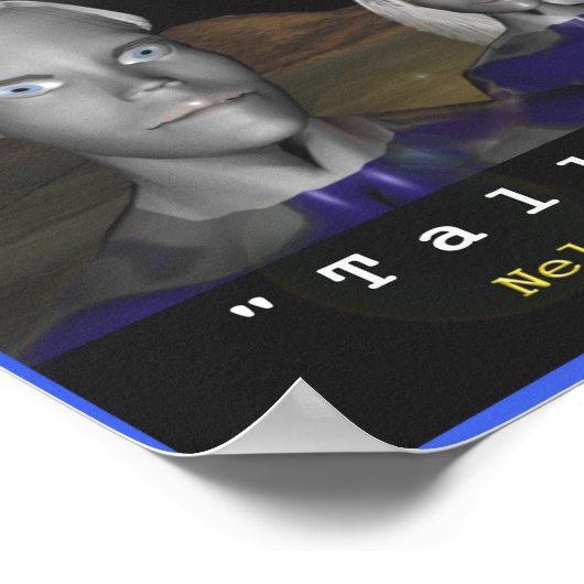 Tall white aliens poster (Hoek)