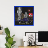 Tall white aliens poster (Thuiskantoor)