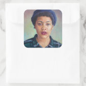 Talla 2014 vierkante sticker (Tas)