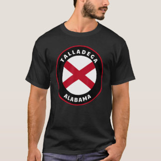 Talladega Alabama AL Vlag vlag Vakantie T-shirt