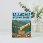 Talladega National Forest Alabama Briefkaart (Staand voorkant)