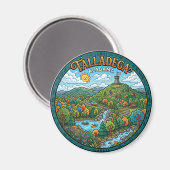 Talladega National Forest Alabama Magneet (Voorkant / Achterkant)