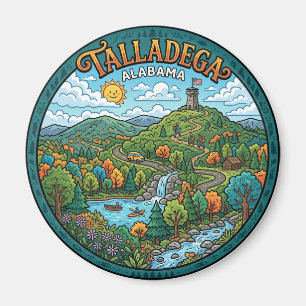 Talladega National Forest Alabama Magneet