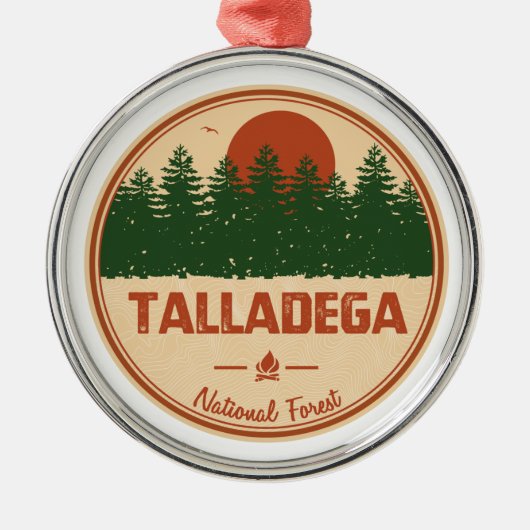 Talladega National Forest Metalen Ornament (Voorkant)