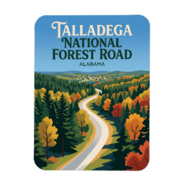 Talladega National Forest Road Alabama Magneet