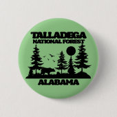 Talladega National Forest Ronde Button 5,7 Cm (Voorkant)