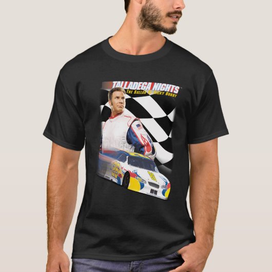 Talladega Nights Posed Film Poster T-shirt (Voorkant)
