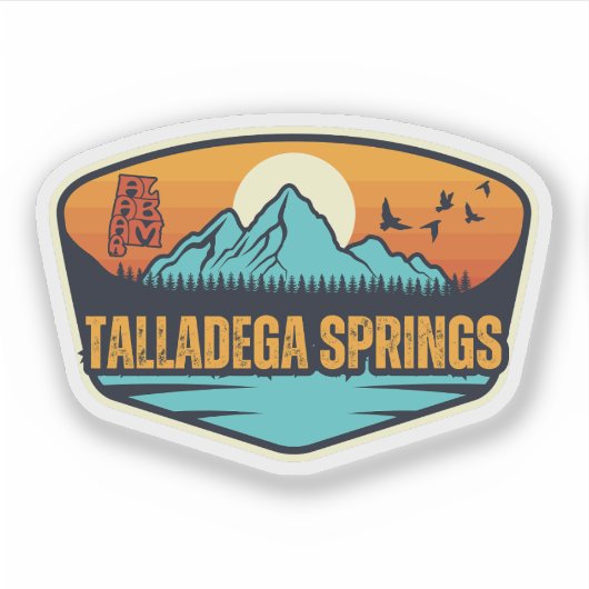 Talladega Springs, Alabama Sticker (Voorkant)