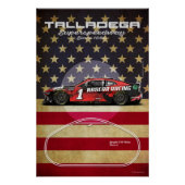 Talladega Superspeedway Perfect Poster (Voorkant)