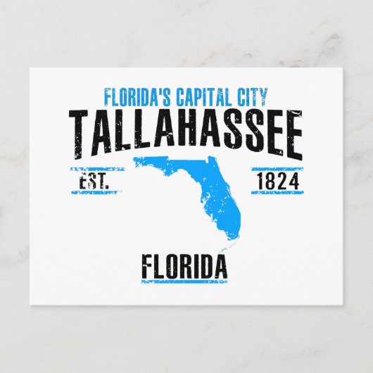 Tallahassee Briefkaart (Voorkant)