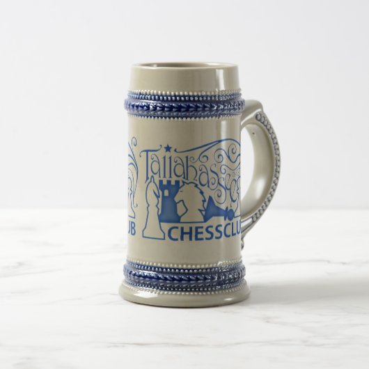 Tallahassee Chess Club Beer Stein Bierpul (Voorkant rechts)