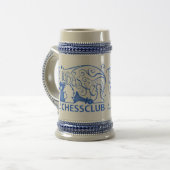 Tallahassee Chess Club Beer Stein Bierpul (Voorkant links)