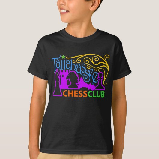 Tallahassee Chess Club Mardi Gras T-Shirt (Voorkant)