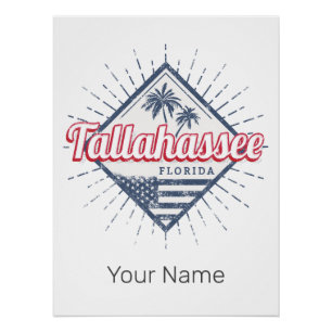 Tallahassee City Florida Verenigde Staten  Verenig Perfect Poster